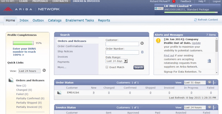 SAP Ariba Buying and Invoice Procurement Software