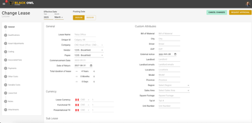 Black Owl Lease Accounting: Change Lease