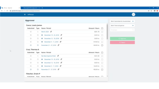 Unanet ERP AE: Approver