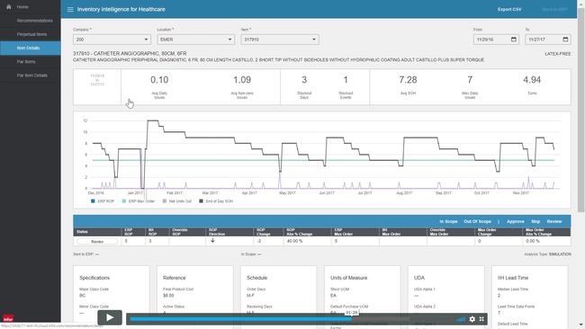 CloudSuite Healthcare: Transaction History