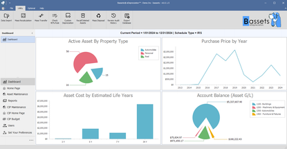 Bassets eDepreciation Screenshot