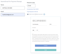 El Dorado Utility Billing Software: Payment Reciept