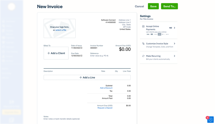 Freshbooks Small Business Invoicing Software