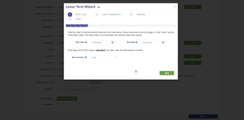 Crunchafi Lease Accounting: Lease Term Wizard