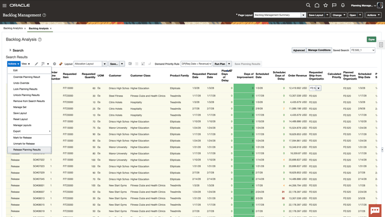 Supply Chain Management in Oracle ERP