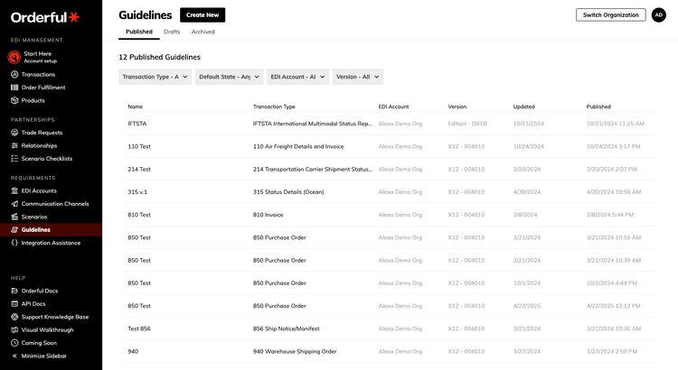 IOrderful Guidelines Creator