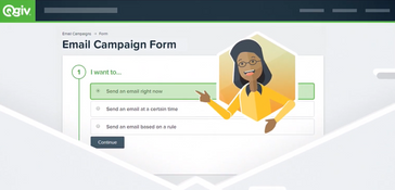 Bloomerang Fundraising: Email Campaign Form