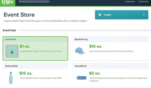 Bloomerang Fundraising: Event Store