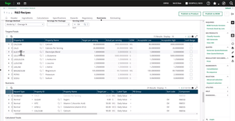 Sage X3: Recipe Management