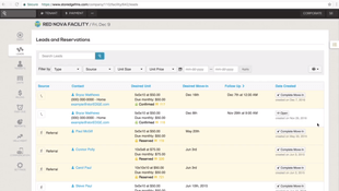 Storable Edge: Leads and Reservations