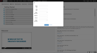 TruckingOffice: Trip Planning Page